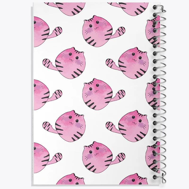 دفتر مشق 50 برگ خندالو طرح گربه (Cat) کد N494