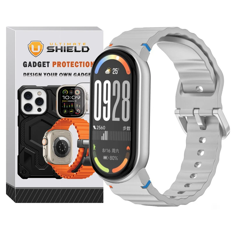 بند آلتیمیت شیلد مدل NV_Mi مناسب برای ساعت هوشمند شیائومی Mi Band 9 12mm