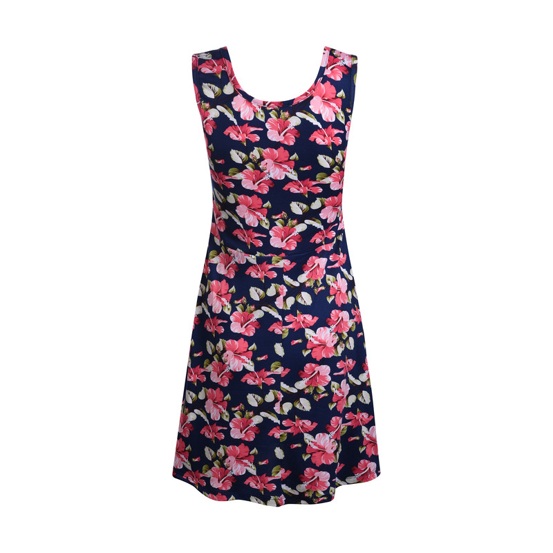 پیراهن زنانه افراتین مدل آنا گل کد 95921 رنگ سرمه‌ای