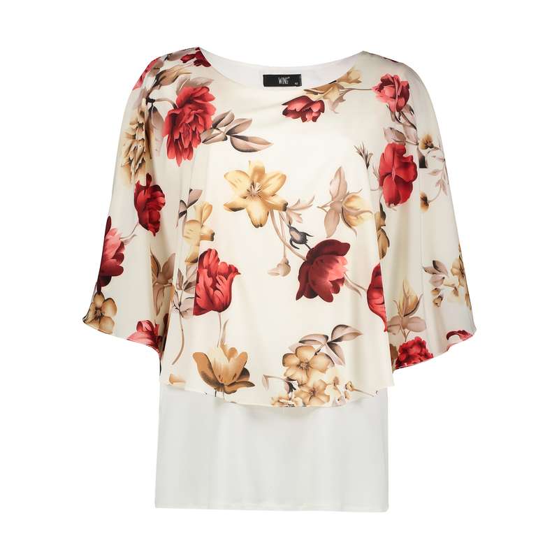 بلوز زنانه مدل گلدار کد 020