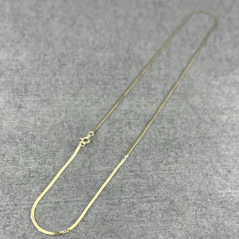 عکس شماره 3 : زنجیر طلا 18 عیار زنانه دوست خوب مدل هرینگبون dk581