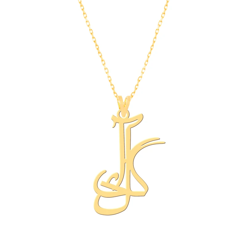 گردنبند طلا 18 عیار زنانه کرابو طرح آی گل مدل Kr7257