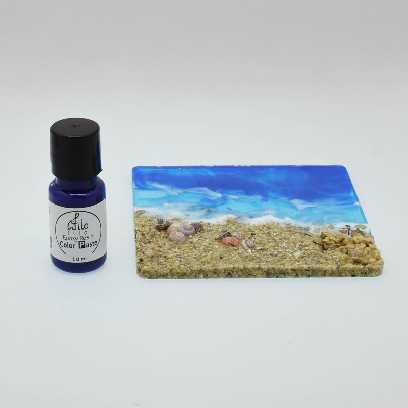 رنگ خمیری رزین اپوکسی فیلو کد ecco50 حجم 10 میلی لیتر بسته 5 عددی