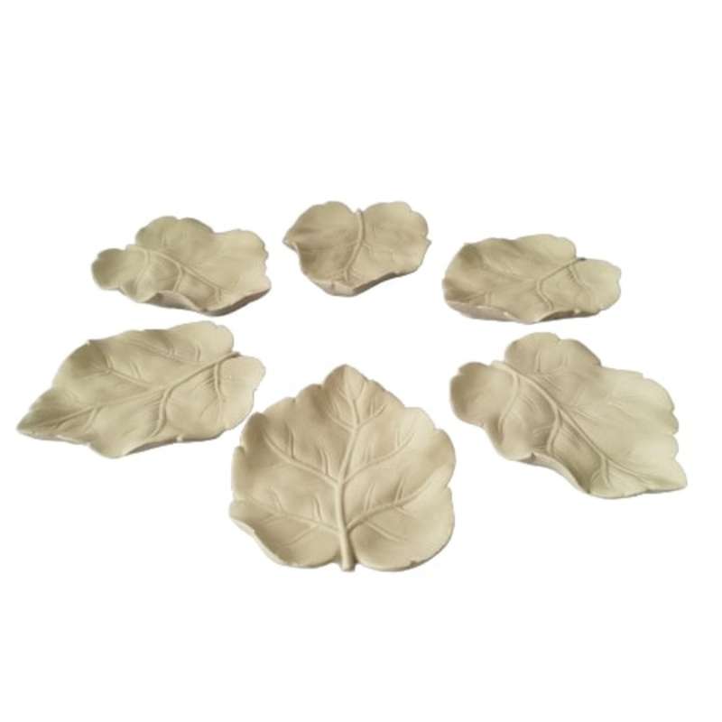 مجموعه ظروف هفت سین 6 پارچه مدل برگ پاییزی