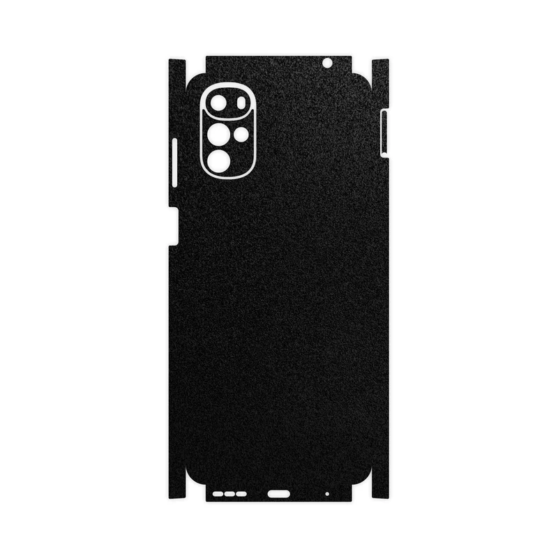 برچسب پوششی ماهوت مدل Black-Suede-FullSkin مناسب برای گوشی موبایل موتورولا Moto G22