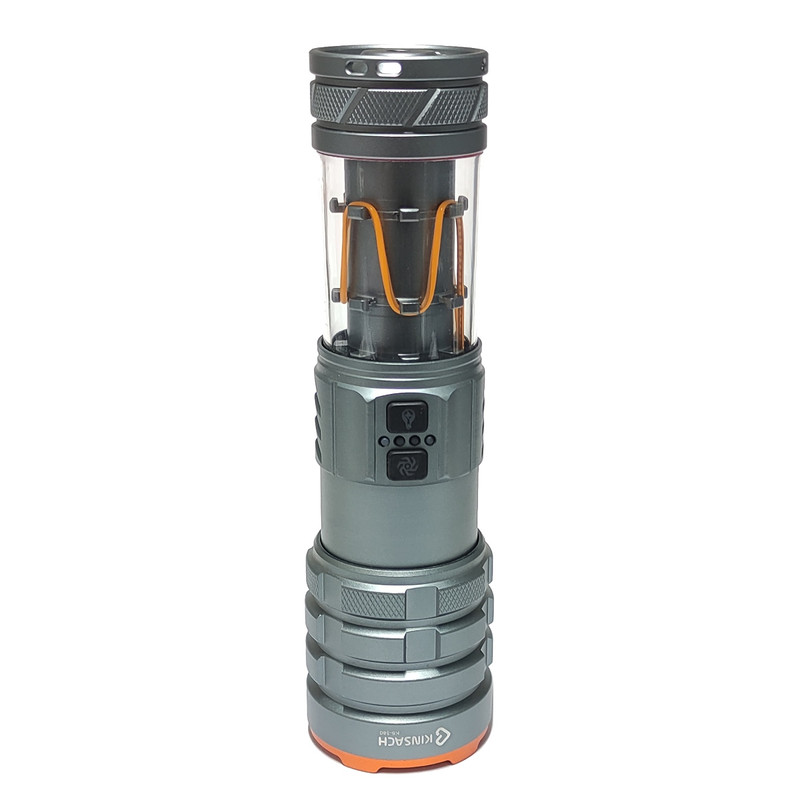 چراغ قوه دستی کینساچ مدل ks-580 چندکاره فانوسی دار با نور مهتابی