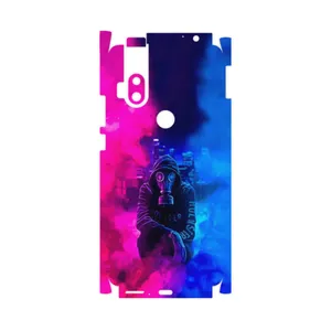 MAHOOT Smoke Rainbow Digital Art 2-FullSkin Cover Sticker for Motorola One Hyper