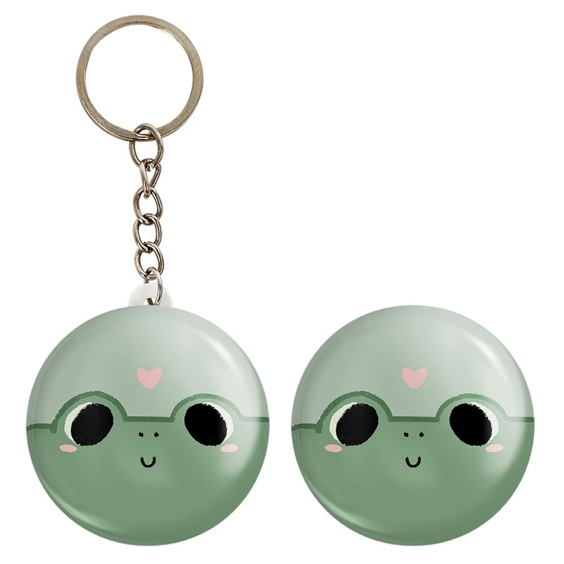 پیکسل خندالو مدل قورباغه کد 29183 به همراه جاکلیدی