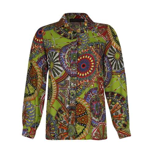 شومیز آستین بلند زنانه برنس مدل نرسا-43