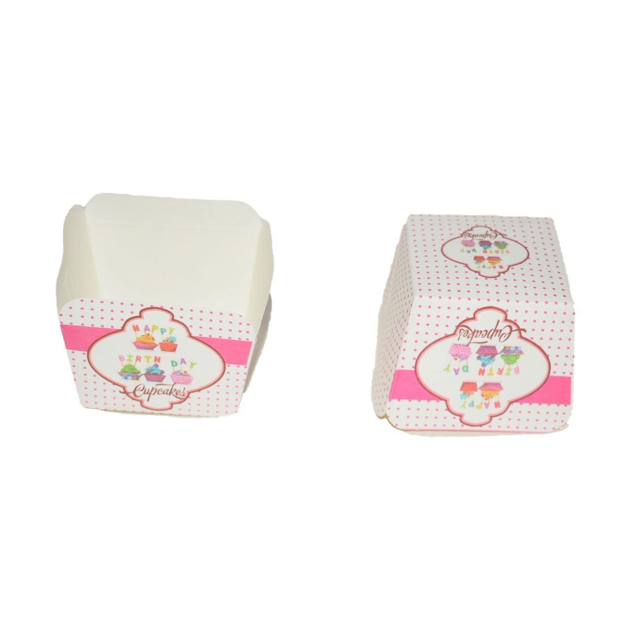 کپسول کاپ کیک مدل Ice Cream مجموعه 50 عددی 