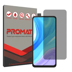 Promate Resistant model privacy screen protector suitable for Huawei Y9s mobile phone