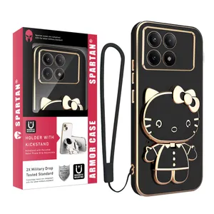 کاور اسپارتان مدل Kitty Strap مناسب برای گوشی موبایل شیائومی Poco X6 Pro به همراه بند