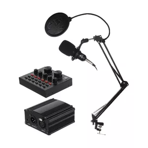 میکروفون کندانسر کریتیمید مدل BM800 به همراه کارت صدا و فانتوم پاور