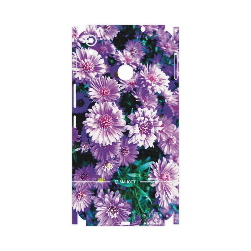 برچسب پوششی ماهوت مدل Purple-Flower-FullSkin مناسب برای گوشی موبایل تکنو Camon CX Air