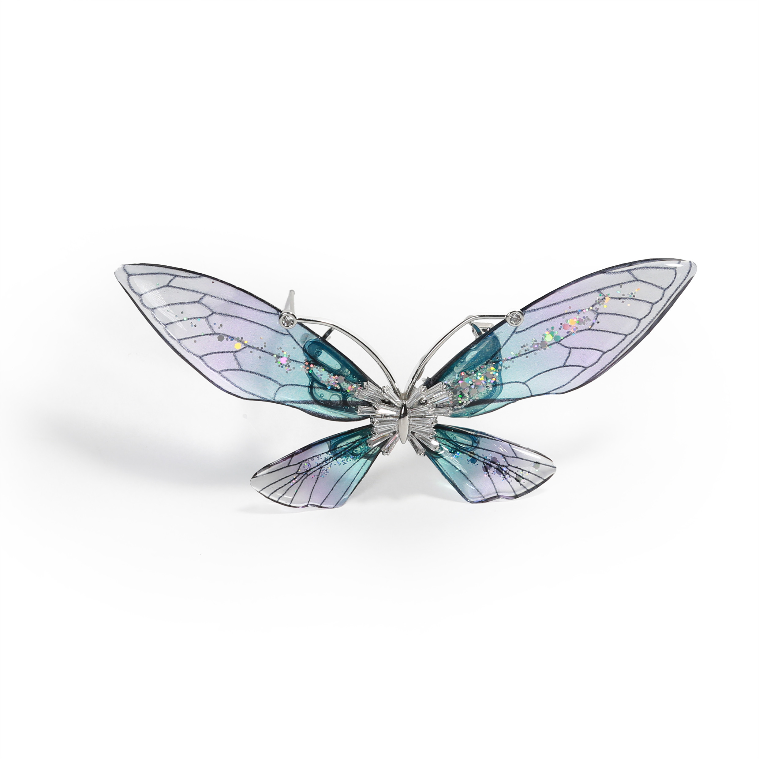 گل سینه زنانه مدل پروانه کد 1120076 گل سینه زنانه مدل پروانه کد 1120076