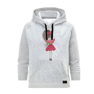 هودی زنانه مدل دختر یلدایی کد B171 رنگ طوسی