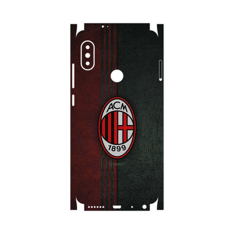 برچسب پوششی ماهوت مدل AC-Milan-FC-FullSkin مناسب برای گوشی موبایل شیائومی Redmi Note 5 Pro