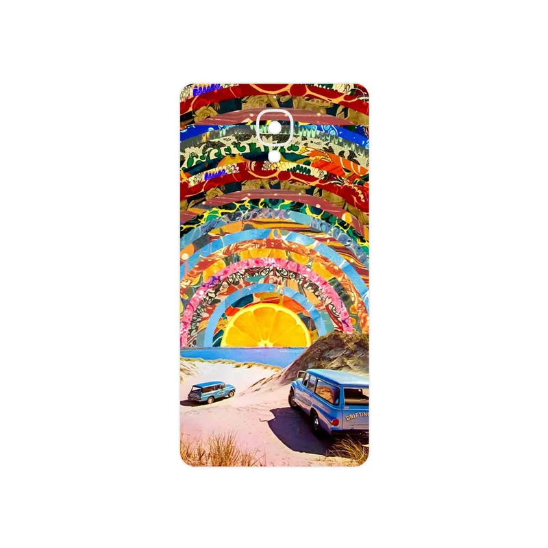 برچسب پوششی ماهوت مدل Collage of Orange Sky مناسب برای گوشی موبایل وان پلاس 3