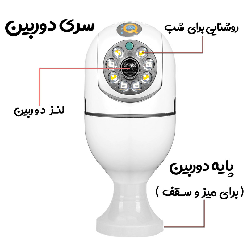 دوربین مداربسته آی کیو مدل Ai-v31 کد US