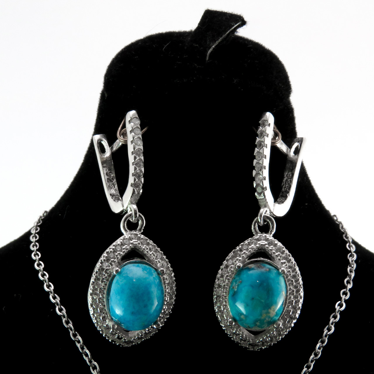 نیم ست نقره زنانه کد AV095 نیم ست نقره زنانه کد AV095