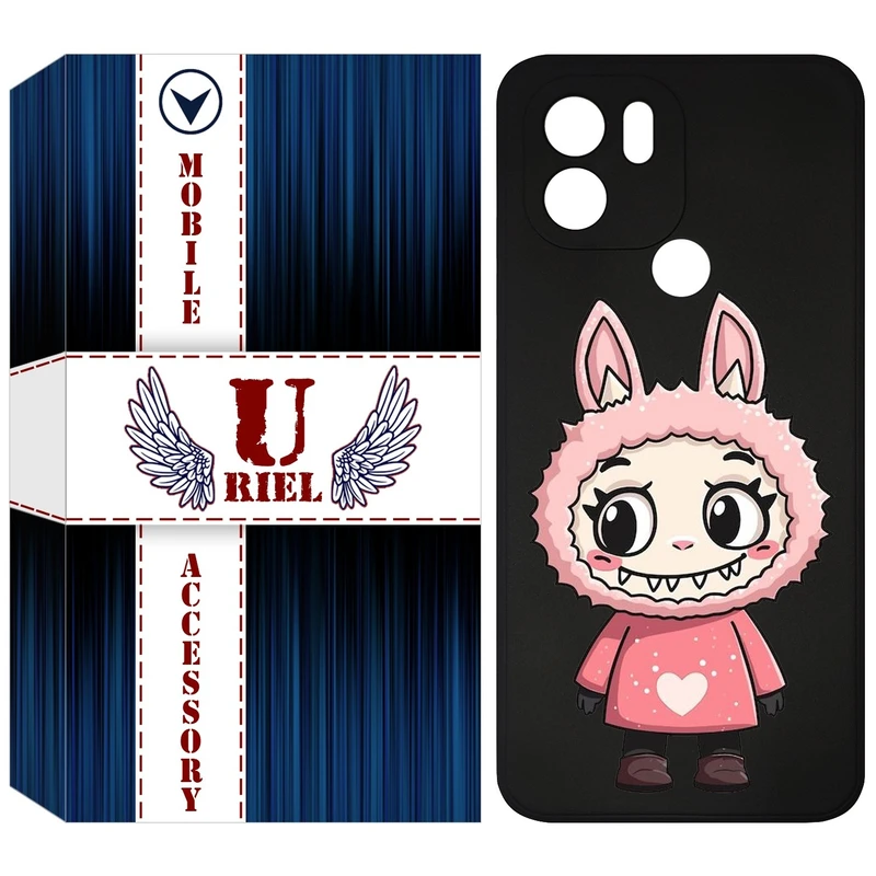 کاور یوریل قاب مدل KSH کد 139 طرح عروسک لبوبو مناسب برای گوشی موبایل شیائومی Redmi A1 Plus / A2 Plus / Poco C50