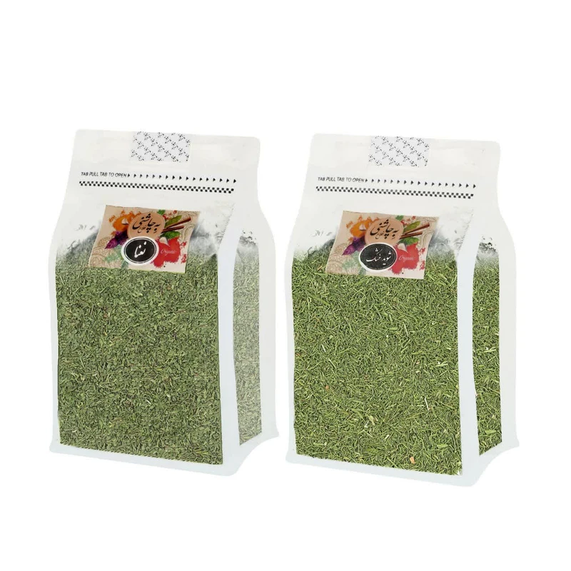 شوید و نعناع خشک ممتاز به چاشنی فلاح - 1000 گرم بسته 2 عددی