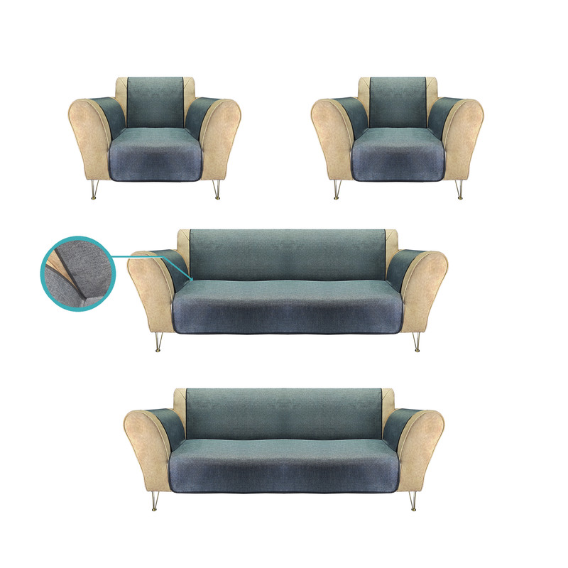 کاور مبلمان 8 نفره چینش مدل FDY3Layer مجموعه 4 عددی