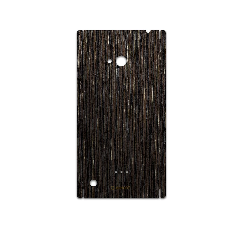 برچسب پوششی ماهوت مدل Dark-Gold-Stripes-Wood مناسب برای گوشی موبایل نوکیا Lumia 720