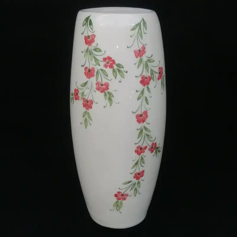 گلدان سرامیکی هیوا طرح رز ایستاده کد 11026009