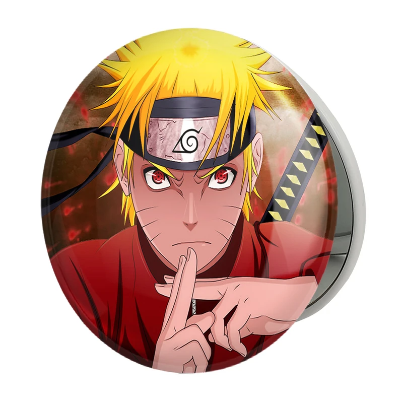 آینه جیبی خندالو طرح ناروتو اوزوماکی انیمه ناروتو Naruto مدل تاشو کد 11242 