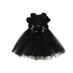 پیراهن بدون آستین یقه گرد دخترانه مدل MJH-548