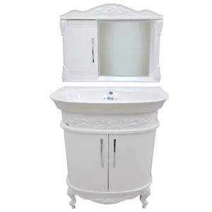 ست کابینت و روشویی فوکا مدل A117 بهمراه آینه و باکس