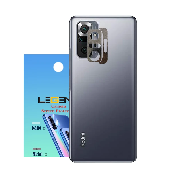 محافظ لنز دوربین مدل فلزی مناسب برای گوشی موبایل شیائومی Redmi note 10 pro