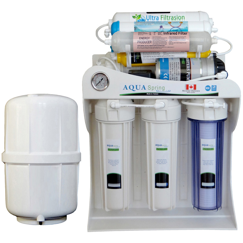 دستگاه تصفیه کننده آب آکوآ اسپرینگ مدل UF-SF4050 به همراه کیت نشتی گیر
