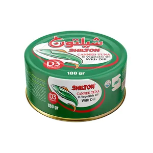 کنسرو ماهی هوور گیدر در روغن گیاهی شیلتون با شوید  - 180 گرم