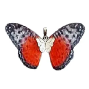 آویز گردنبند طلا 18 عیار زنانه مدل پروانه کد K26