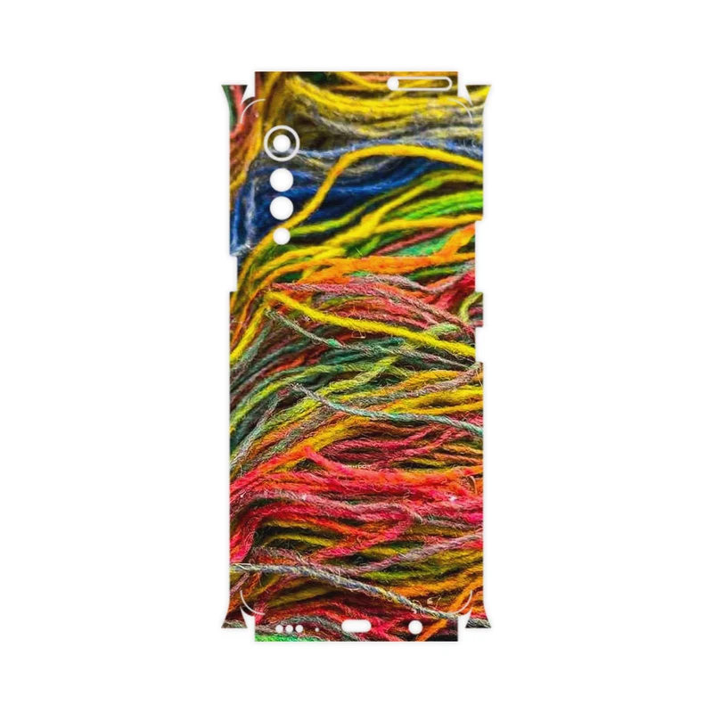 برچسب پوششی ماهوت مدل Fabric Texture 9-FullSkin مناسب برای گوشی موبایل ال جی Velvet 5G