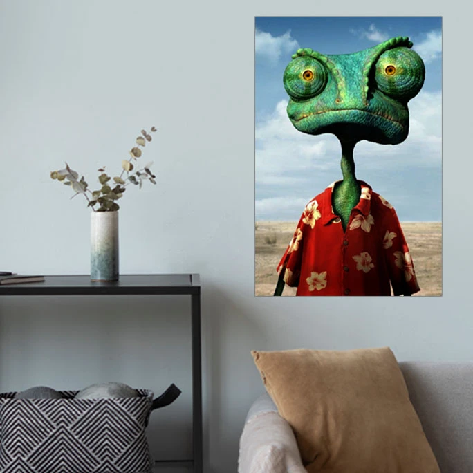 پوستر گوفی مدل کلانتر رنگو طرح انیمیشن و کارتون Rango Animation Poster کد SOLO84