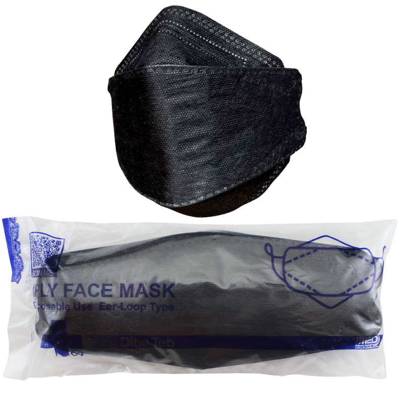 ماسک تنفسی مدل 3d بسته 10 عددی