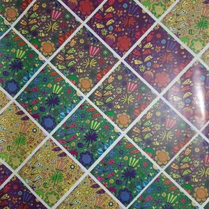 کاغذ کادو مدل گل کد 0249 بسته 3 عددی