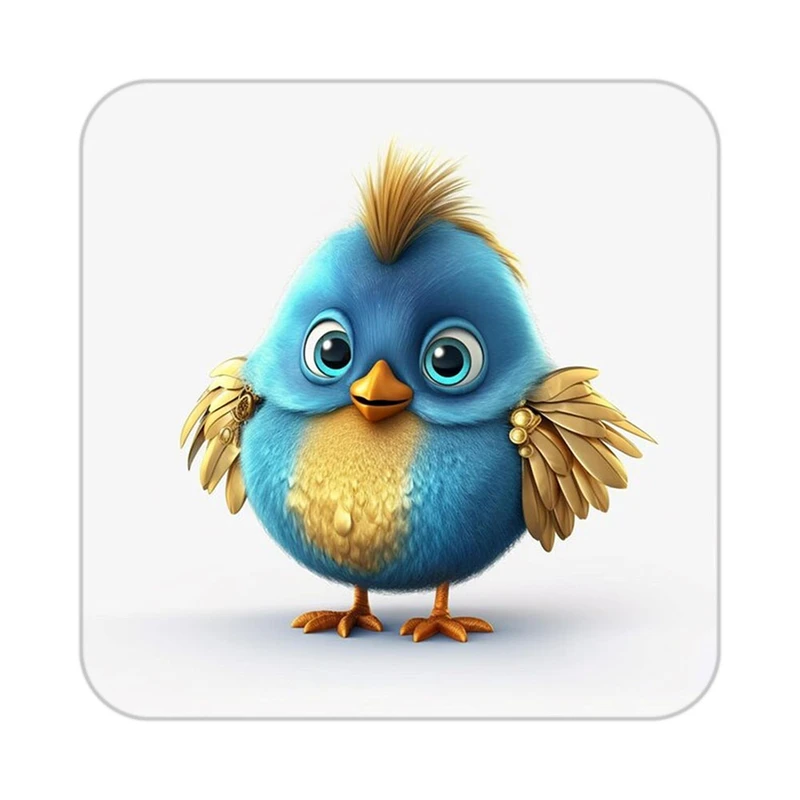 زیر لیوانی کاکتی طرح حیوانات کارتونی مدل mp27772