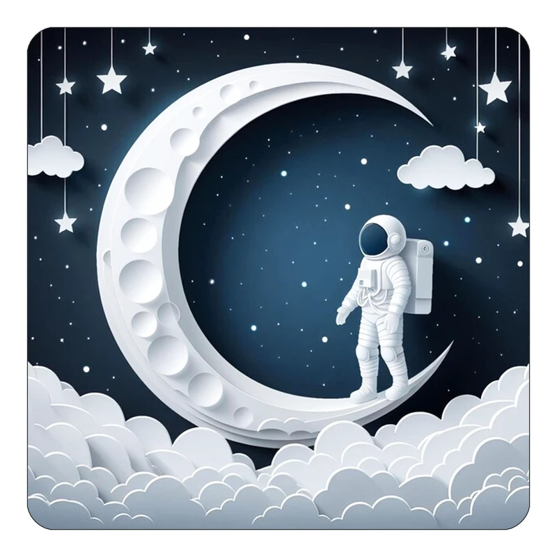 مگنت کاکتی طرح ماه و ستاره مدل mp51851