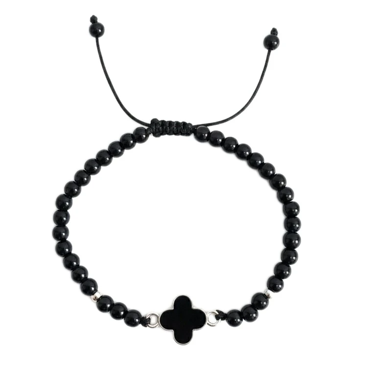 دستبند مهره ای زنانه مدل ونکلیف