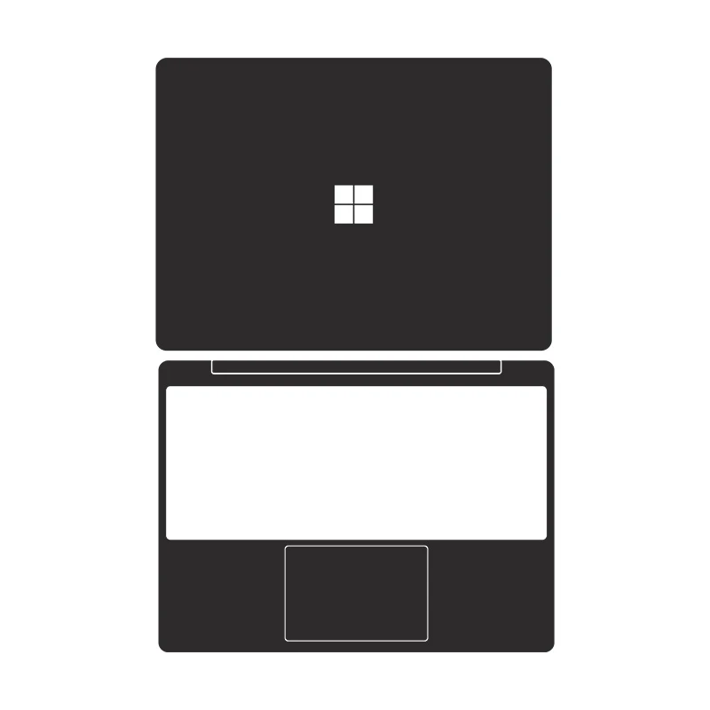 برچسب محافظ توییجین و موییجین مدل blk کد 01 مناسب برای لپ تاپ ماکروسافت surface laptop go 3