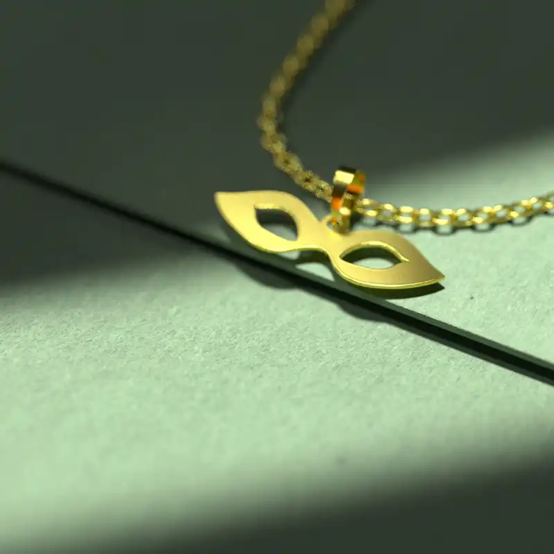 گردنبند طلا 18 عیار زنانه مدوپد مدل هالووین کد G3-1-1003