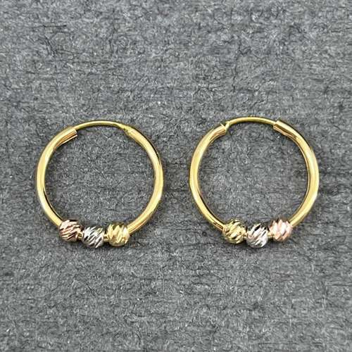 گوشواره طلا 18 عیار زنانه دوست خوب مدل dk515