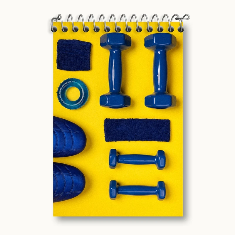 دفتر یادداشت 50 برگ خندالو مدل باشگاه و ورزش کد F1516