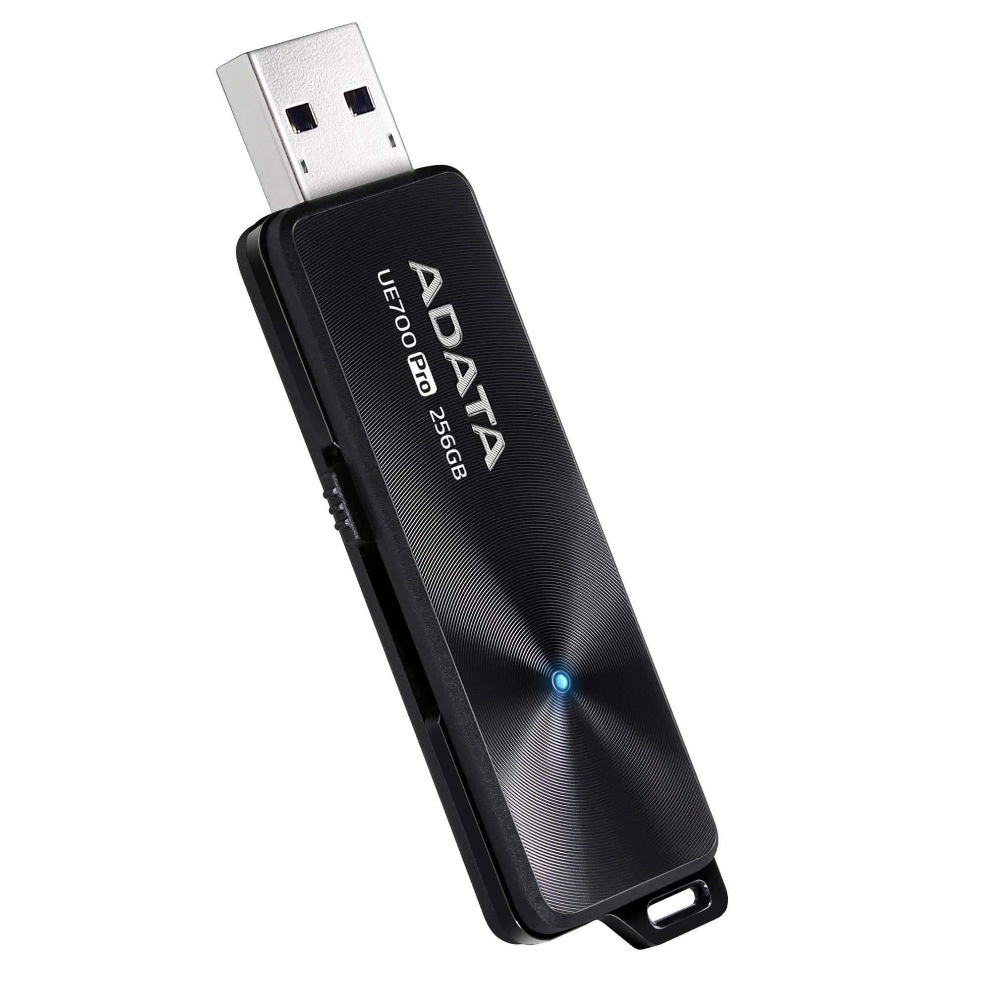 AUE700PRO-256G-CBK ADATA UE700 Pro 256GB USB 3.2 Gen 1 SuperSpeed USB Flash Drive 