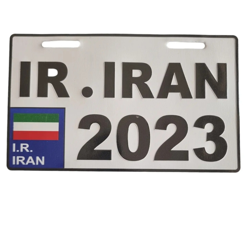 پلاک تزئینی دوچرخه طرح IRAN