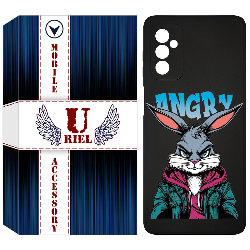 کاور یوریل قاب مدل KSH کد 51 طرح خرگوش مناسب برای گوشی موبایل سامسونگ Galaxy F13 4G / M13 4G / M23
